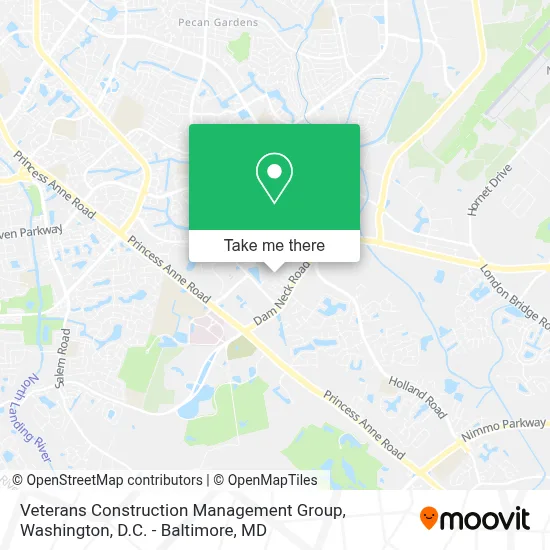 Veterans Construction Management Group map