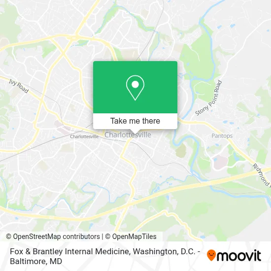 Fox & Brantley Internal Medicine map
