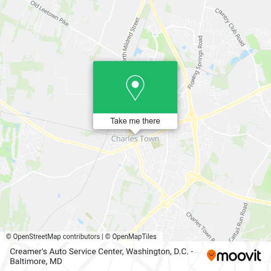 Creamer's Auto Service Center map