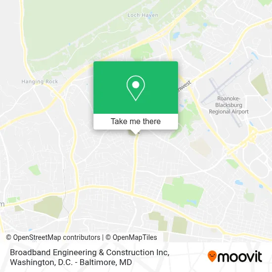 Broadband Engineering & Construction Inc map