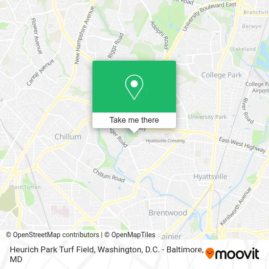 Heurich Park Turf Field map