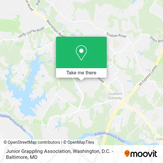 Junior Grappling Association map
