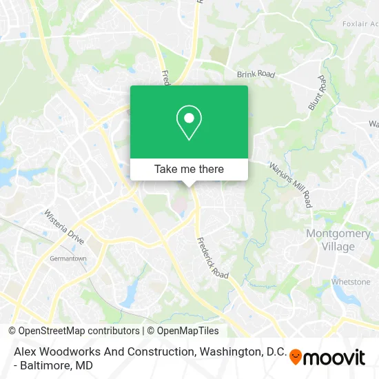 Alex Woodworks And Construction map