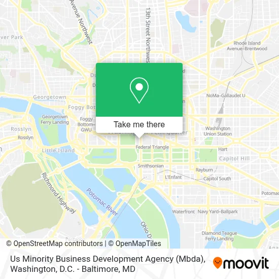 Us Minority Business Development Agency (Mbda) map