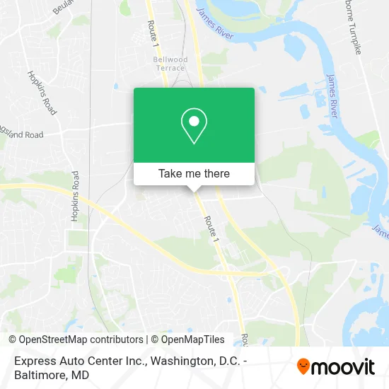 Express Auto Center Inc. map