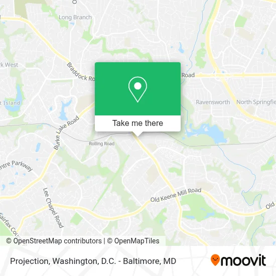 Projection map
