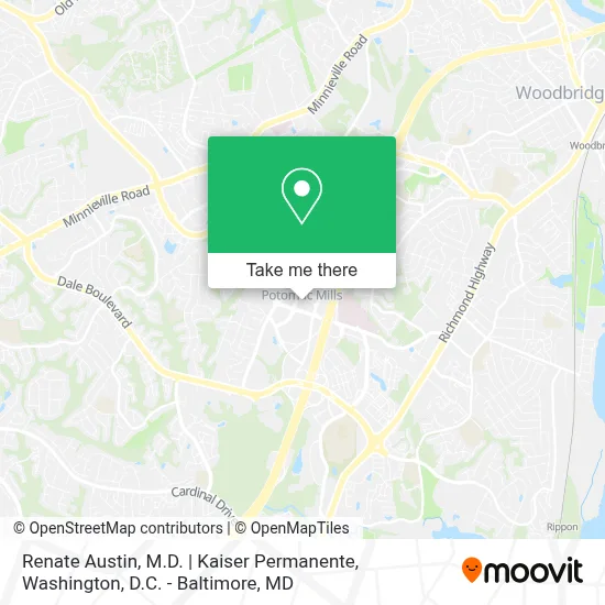 Renate Austin, M.D. | Kaiser Permanente map