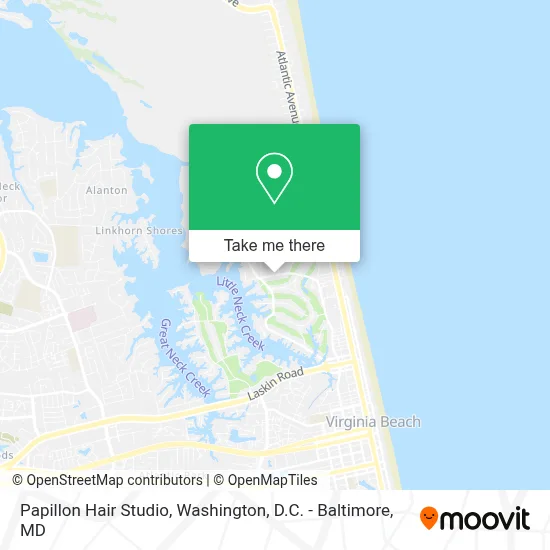 Papillon Hair Studio map