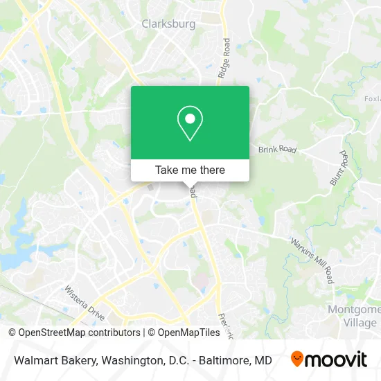 Walmart Bakery map