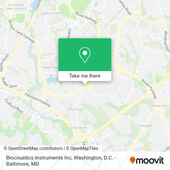 Biocoustics Instruments Inc map