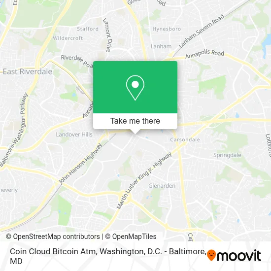Coin Cloud Bitcoin Atm map