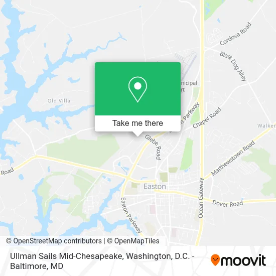 Ullman Sails Mid-Chesapeake map