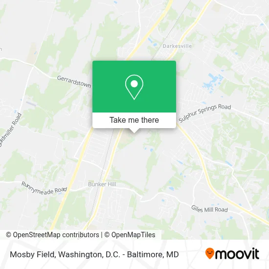 Mosby Field map