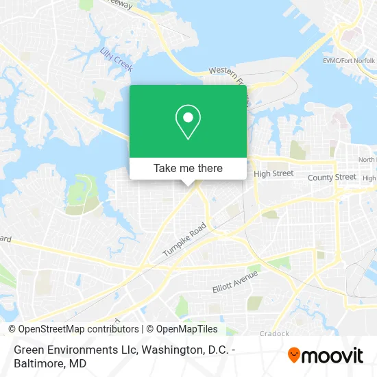Green Environments Llc map