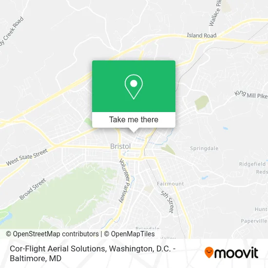 Cor-Flight Aerial Solutions map