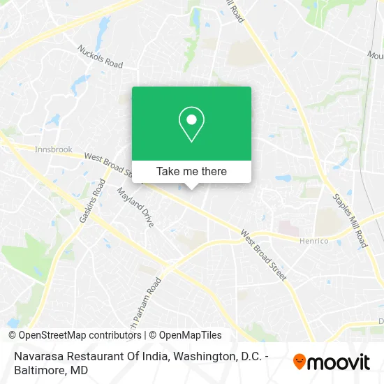 Navarasa Restaurant Of India map