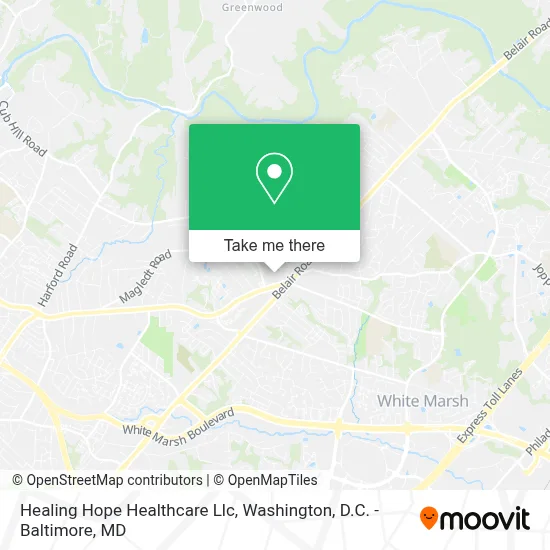 Healing Hope Healthcare Llc map