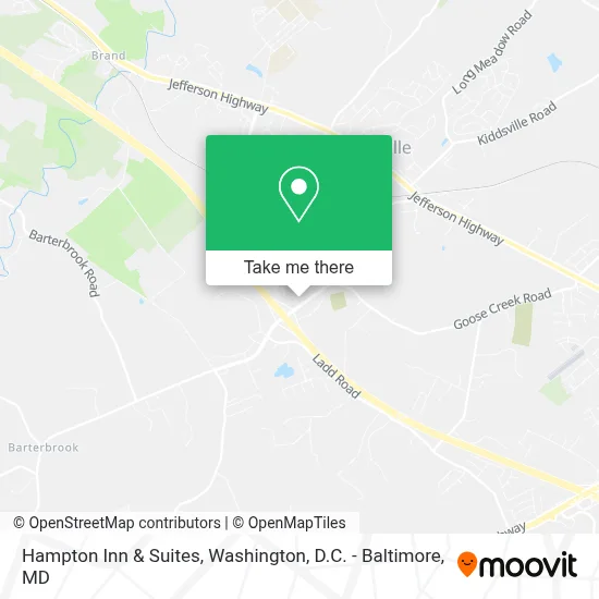 Hampton Inn & Suites map