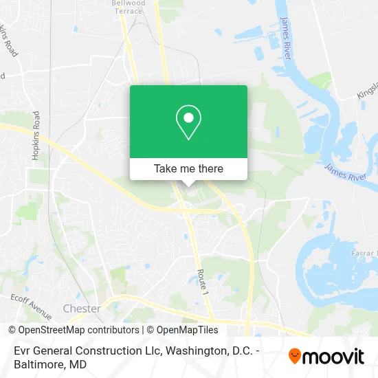 Evr General Construction Llc map