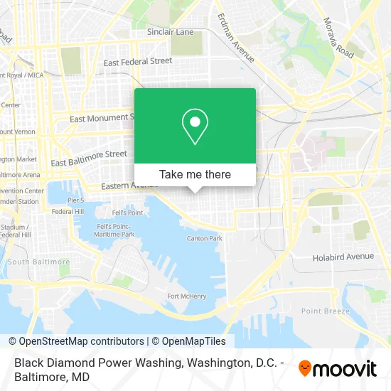 Black Diamond Power Washing map