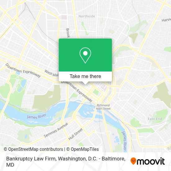Bankruptcy Law Firm map