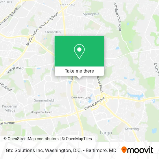 Gtc Solutions Inc map