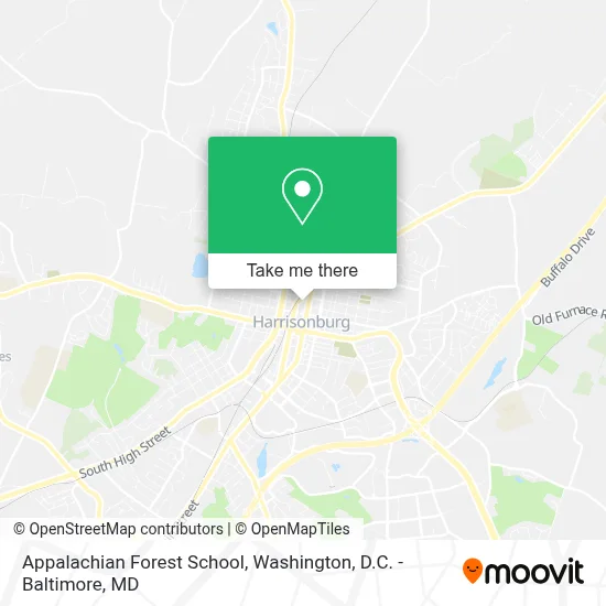 Appalachian Forest School map
