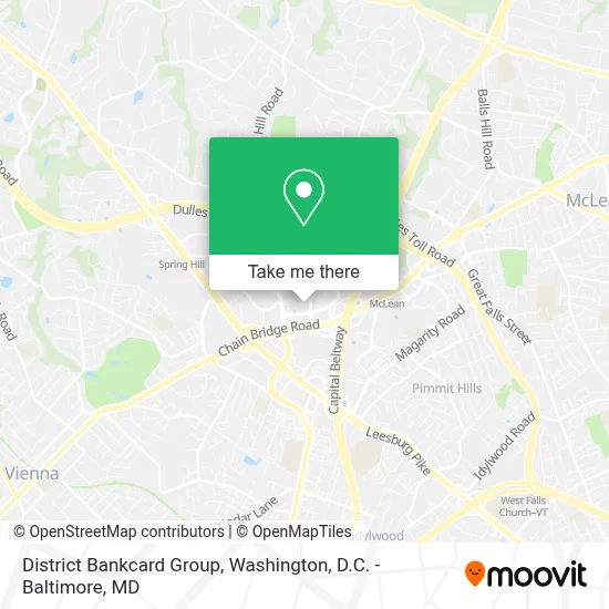 District Bankcard Group map