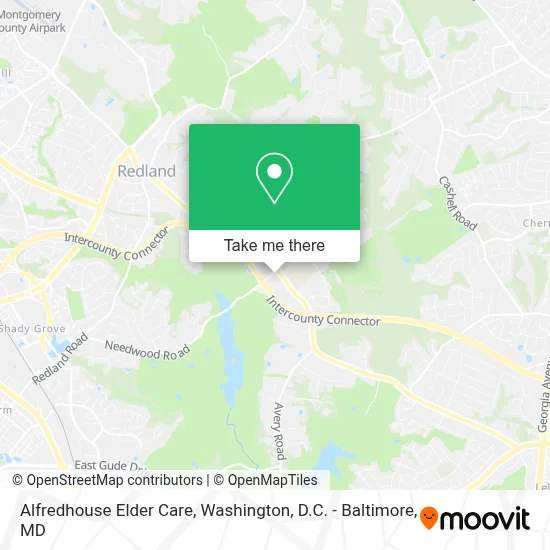 Alfredhouse Elder Care map