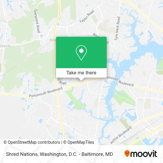 Shred Nations map