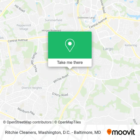 Ritchie Cleaners map