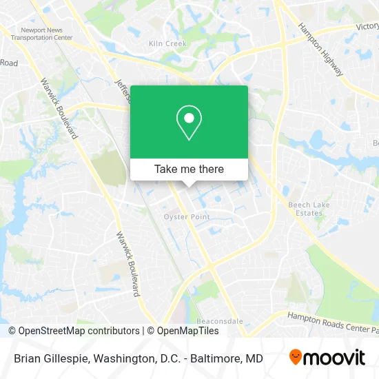 Brian Gillespie map