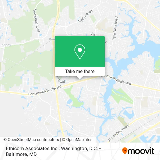 Ethicom Associates Inc. map