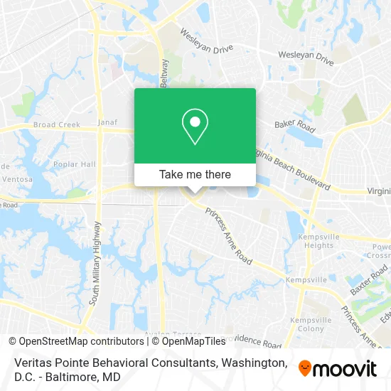 Veritas Pointe Behavioral Consultants map