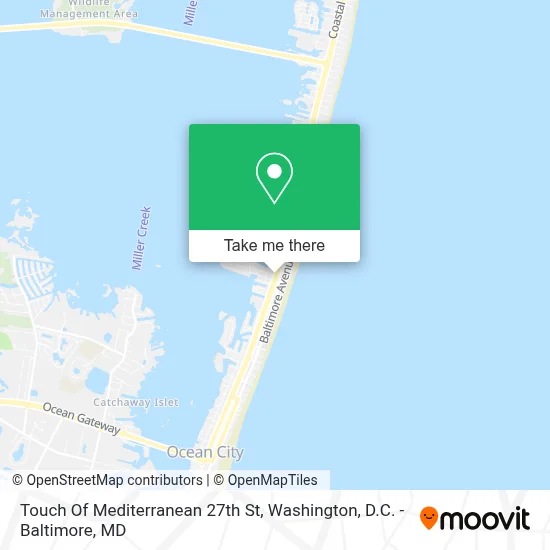 Touch Of Mediterranean 27th St map