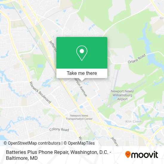 Batteries Plus Phone Repair map