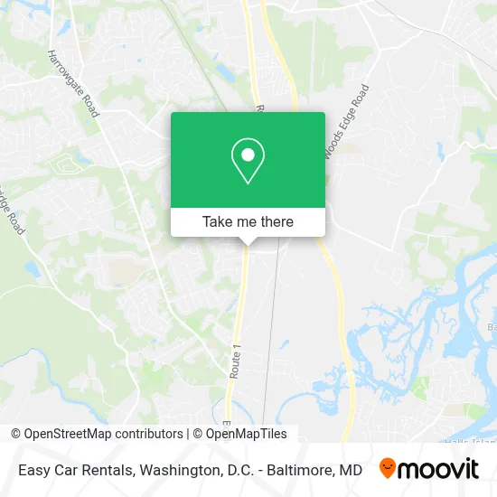 Easy Car Rentals map