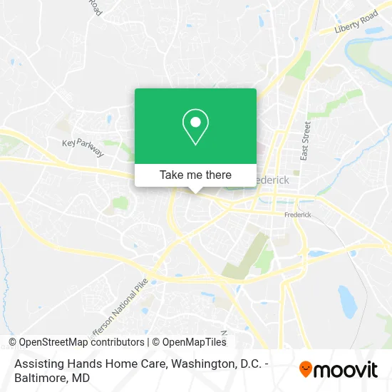 Assisting Hands Home Care map
