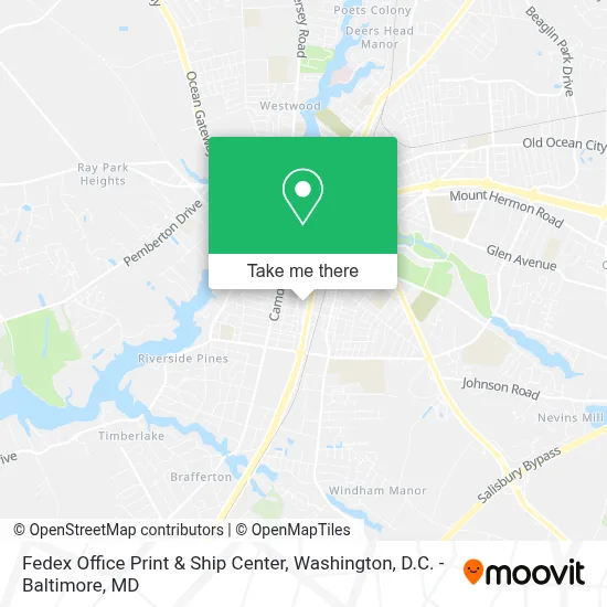 Fedex Office Print & Ship Center map