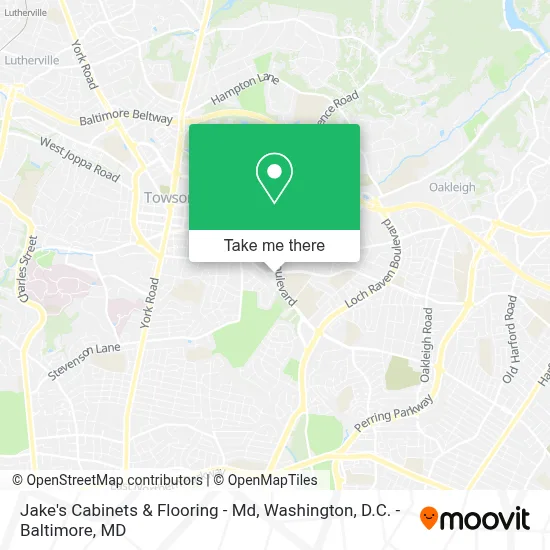 Jake's Cabinets & Flooring - Md map