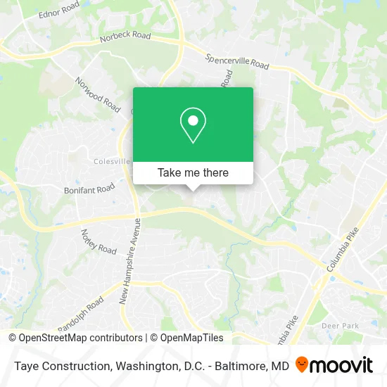 Taye Construction map