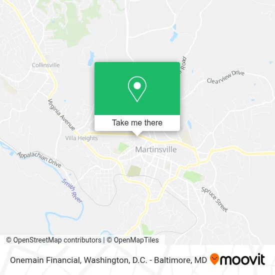 Onemain Financial map