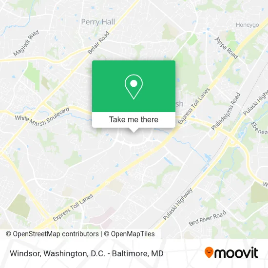 Windsor map
