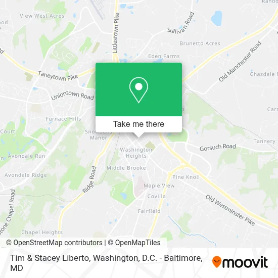 Tim & Stacey Liberto map
