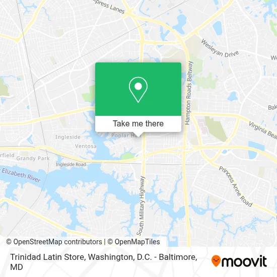 Trinidad Latin Store map