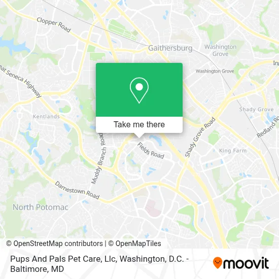 Pups And Pals Pet Care, Llc map