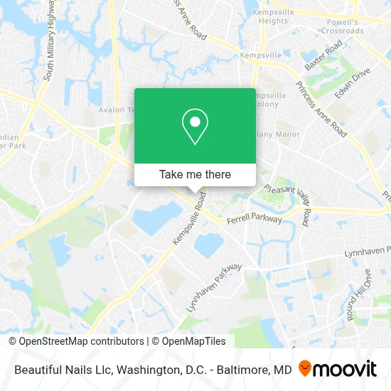 Beautiful Nails Llc map