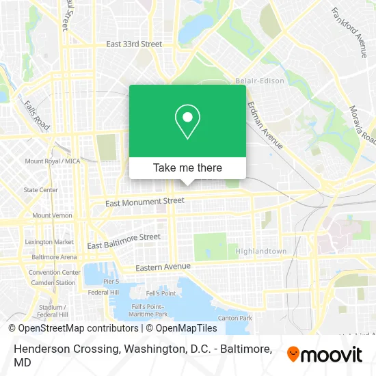 Henderson Crossing map