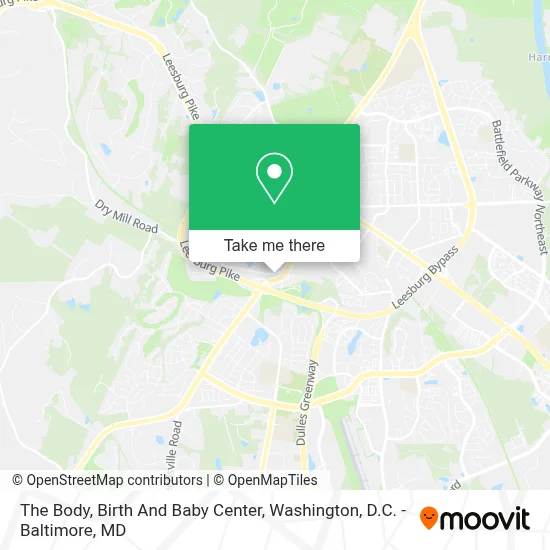 The Body, Birth And Baby Center map