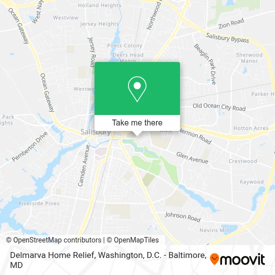 Delmarva Home Relief map